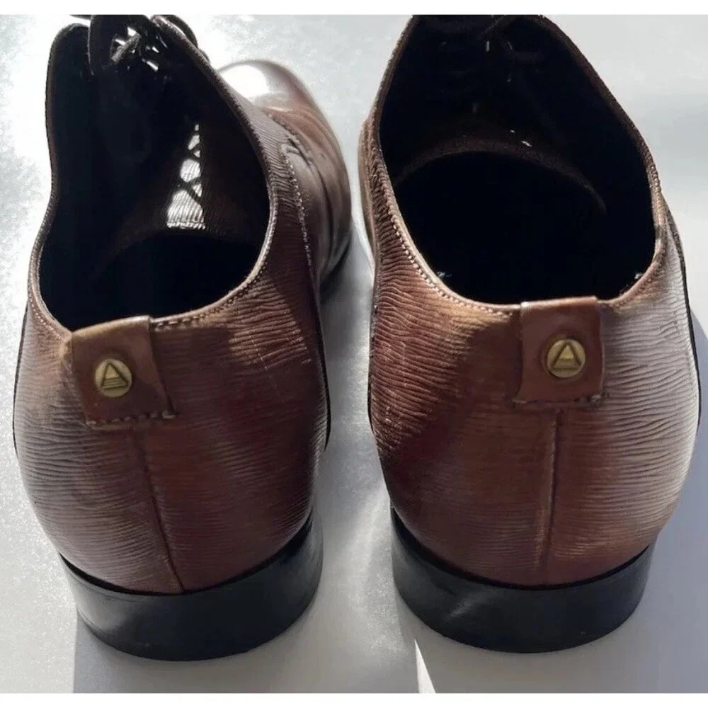 ALDO Men’s shoes Size 8 Brown Laced Leather Formal Dress Shoes